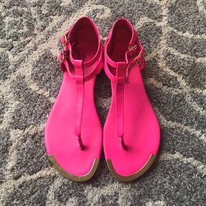 Bright Pink Madden Girl Sandals